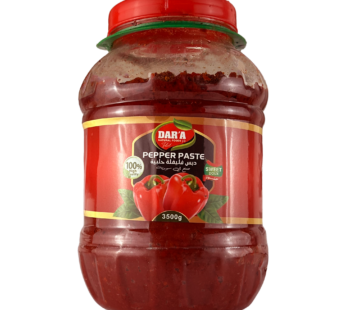 Darra Plastic Red Sweet Paste Pepper 3500g x 4